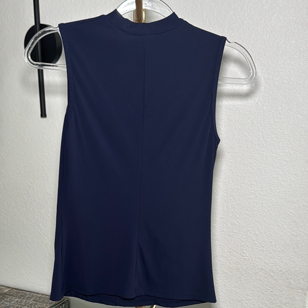 Foray Golf Navy Blue Sleeveless Top – Size Small - Picture 6 of 6